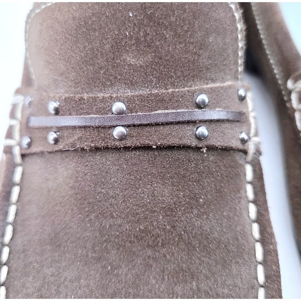 Cole Haan Dark Brown Slip On Loafers - Size 8